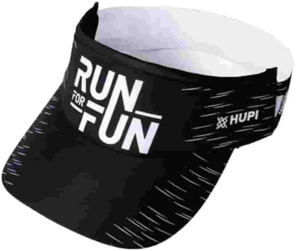Viseira Para Corrida HUPI Run For Fun Preta