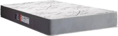 Colchão Solteiro Espuma Egito 88x188x19cm Cinza/Branco Portobel - Suporta até 100kg por Pessoa