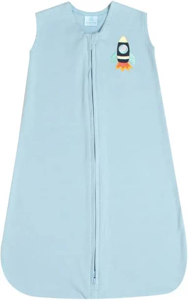 Saco de Dormir em Algodão Egípcio Foguetinho Primavera Verão Tamanho:M - (6 a 12 meses)