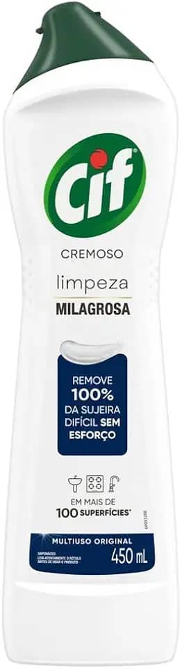 Cif Cremoso Limpeza Milagrosa Remove 100% Da Sujeira 450 Ml