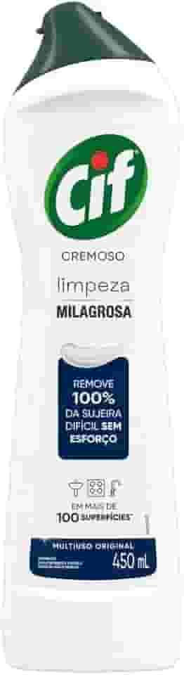 Cif Cremoso Limpeza Milagrosa Remove 100% Da Sujeira 450 Ml