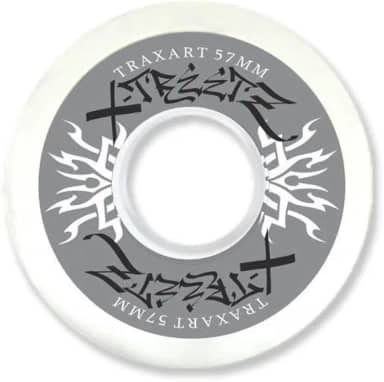Jogo de Rodas Traxart Street - X-Treetz 57mm - Branco