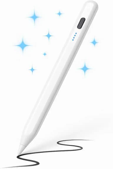 Caneta Stylus Touch Screen Universal para Celular, Tablet e iPad – Alta Precisão, Compatível com Android e iOS – Rejeição de Palma e Ponta Fina Sensível