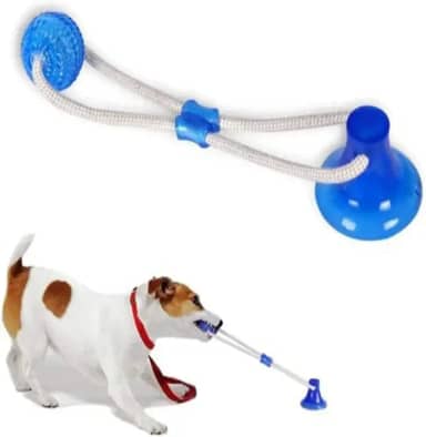 Brinquedo Interativo Para Cachorros Gruda No Chão Ventosa Puxar Morder Pets