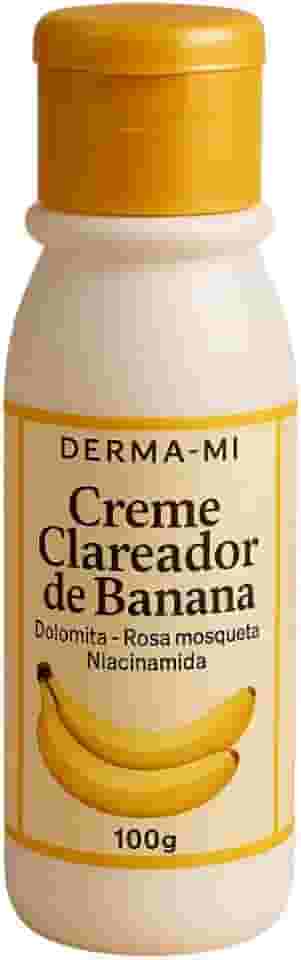 Creme Clareador de Banana 100g – Clareia Manchas Escuras, Virilhas, Axilas, Cotovelos e Joelhos