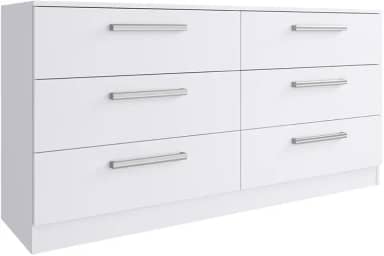 Comoda Madesa 3435092 6 Gavetas Branco SE