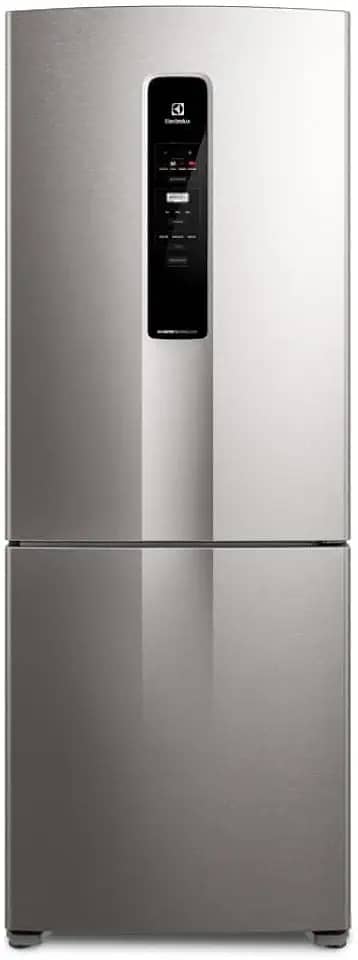 Geladeira Electrolux Frost Free 490L Efficient com AutoSense Inverse Inox Look (IB7S) 127V