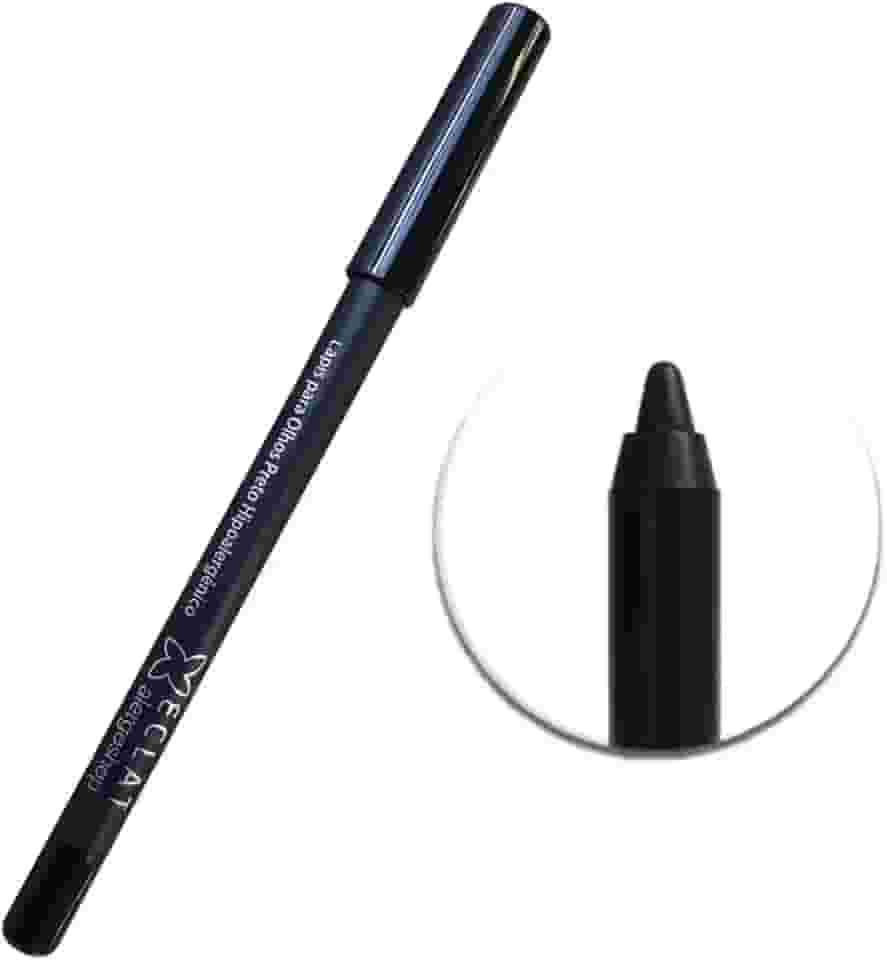 Lápis De Olho Preto Hipoalergênico Alergoshop Antialérgico