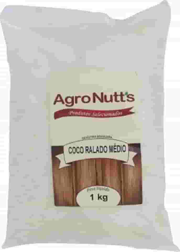 Coco Ralado Médio Importado 1Kg Agronutts