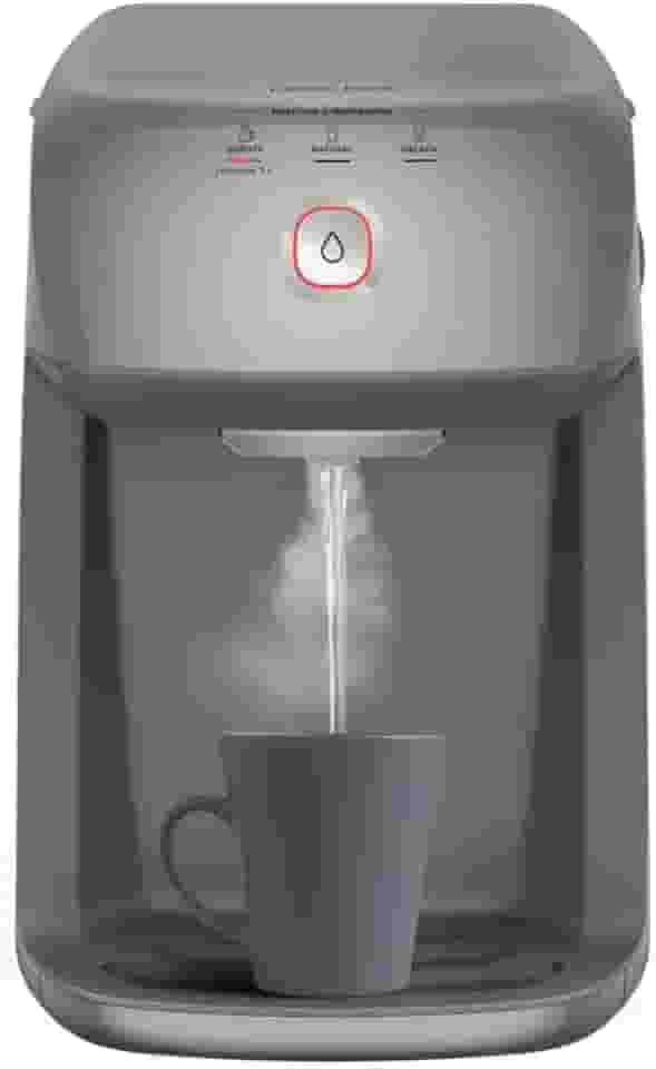 Purificador de Água Quente 800ml Gelada 2,4L Fria e Natural Motor Compressor controle de temperatura reservatorio de 3,3L total Alerta troca de Filtro refil 6 meses ou 3000l Cinza PH41X 220V
