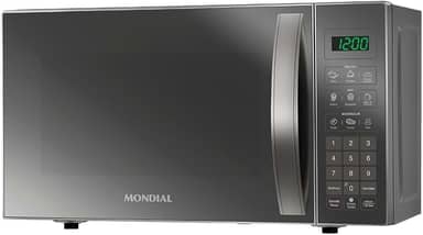 MONDIAL Micro-Ondas, Cinza/Espelhado, 1200W, 110V - MO-01-21-E
