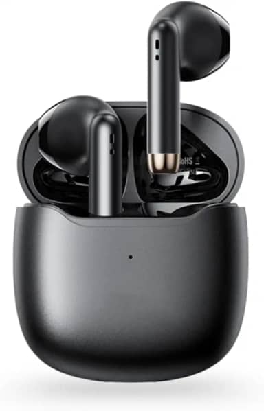 Fones de Ouvido Bluetooth 5.3 Fones de Ouvido Esportivos Academia Corrida Fitness Trabalho Musicas com IPX4 à Prova d'Água Fones de Ouvido de Graves Profundos para iOS Android Tipo-C Preto - Premium®