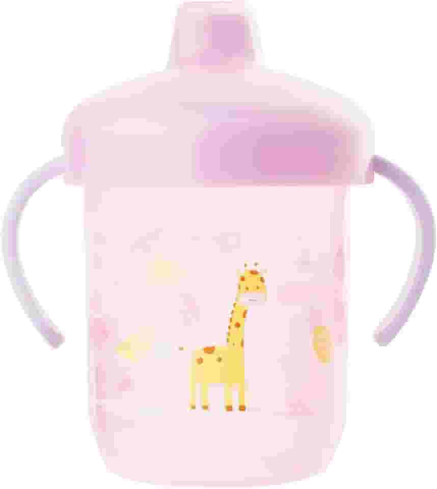 Copo Treinamento Infantil Antivazamento Bico Rigido Pimpolho (Girafa)