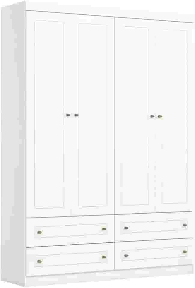 Guarda Roupa Infantil 04 Portas 04 Gavetas Americano Henn