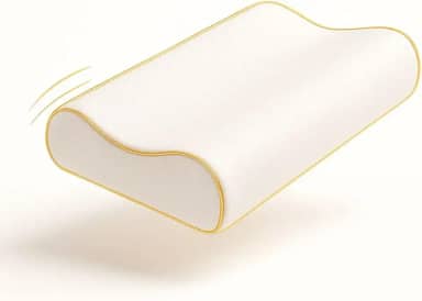 Travesseiro Ortopédico Cervical | Espuma Viscoelástica | Antialérgico, Ergonômico e Lavável | Alívio para Pescoço e Coluna | Espuma de Memória