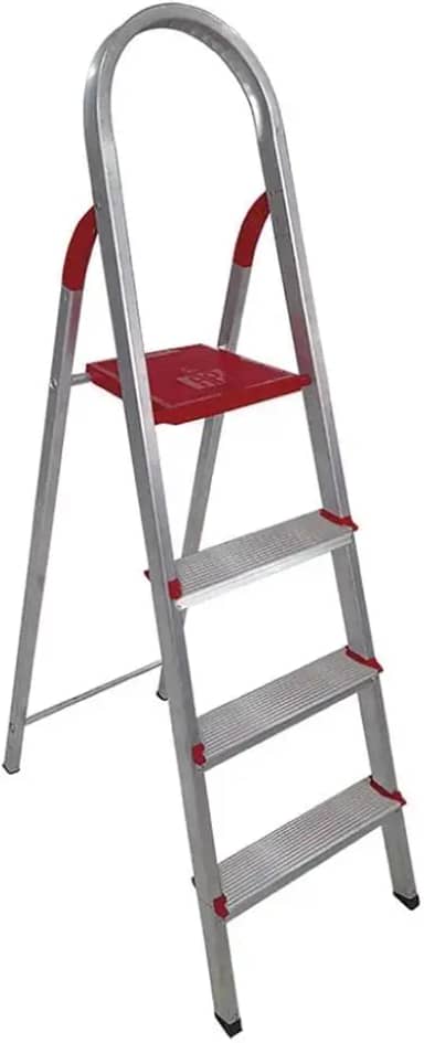 Escada de Alumínio 4 Degraus Linha Prática