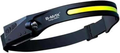 Lanterna de Cabeça LED Recarregável, Potente, Profissional, Bateria de Lítio 1200mAh, 2 Intensidades de Luz, Regulagem de 90°, para Camping, Pesca, Caça, Montanhismo