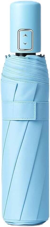 Guarda-Chuva Premium Dobrável com Cabo Premium – Abertura Automática 1 Clique, Antivento, Proteção UV, Impermeável, Elegante e Compacto para Qualquer Clima