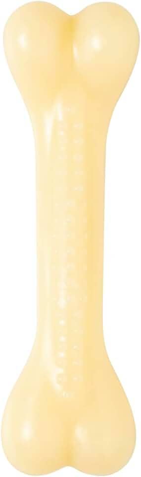 JAMBO PET Osso Mordedor Tuff Para Cachorro, Para Brincar, Feito em Nylon Resistente, Livre De Substâncias Tóxicas, Remove Tártaro (Pequeno)