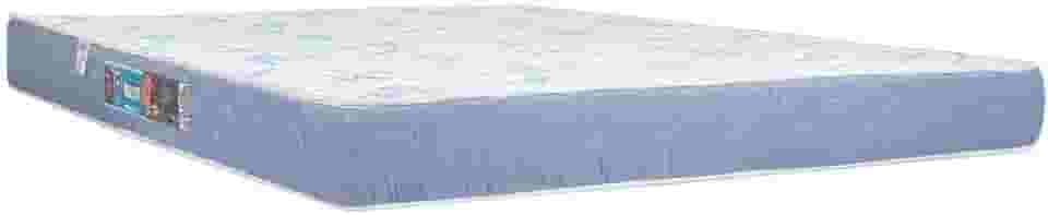 Colchão Casal Sleep Max Espuma D45 138x188x15cm Branco/Azul - Castor