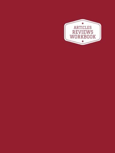 Articles Reviews Workbook