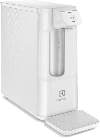 Purificador de Água Gelada Fria e Natural Elétrico Compacto Eletronico placa Electrolux Filtro refil 6 meses ou 3000l Painel Touch Bivolt Branco PE12B