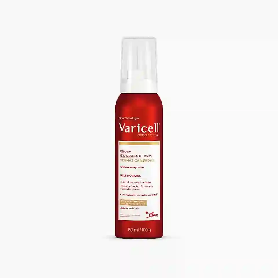 Varicell Nanointense Espuma Efervescente 150g – Para Pernas Cansadas