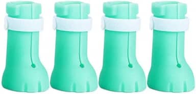 Sapatos Para Pet Bota Antiderrapante Cachorro E Gato Protetor De Patas Sapatinhos Silicone Ajustáveis Botinhas Cães E Pets