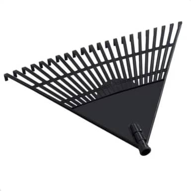 Vassoura Plastica Rastelo Ancinho 22 Dentes Para Grama Jardim Sem Cabo