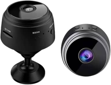 Câmera Espiã Mini HD Wi-Fi 1080p – Sensor de Presença, Visão Noturna, Ângulo 150°, Suporte para Cartão SD 128GB, Ideal para Monitoramento Discreto