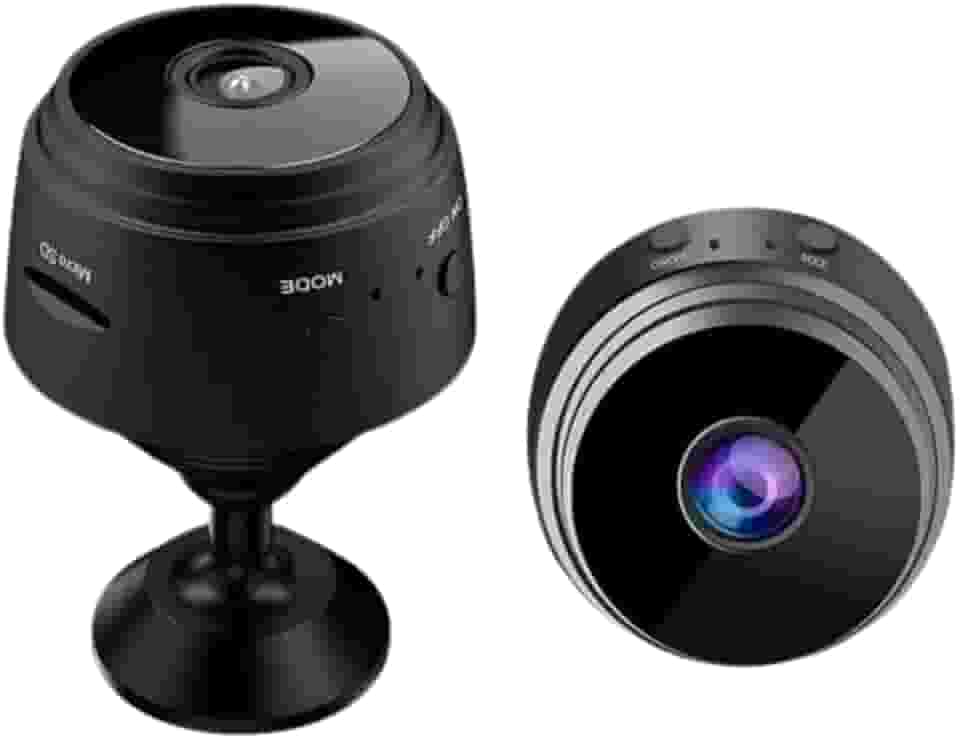 Câmera Espiã Mini HD Wi-Fi 1080p – Sensor de Presença, Visão Noturna, Ângulo 150°, Suporte para Cartão SD 128GB, Ideal para Monitoramento Discreto