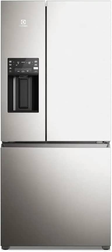 Geladeira Electrolux Multidoor Efficient Com Autosense, Inverter e Dispenser de Água e Gelo 540 l Inox Look (IM8IS) 127V