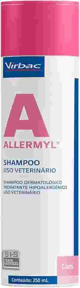 Virbac Allermyl Shampoo Limpeza Regular em Cães Alérgicos para Cães 250 mL