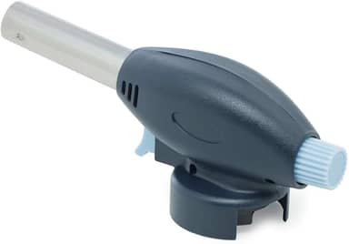 LYOR - Maçarico Culinário Portátil de Aço Inox Azul 17cm x 6,5cm x 5cm