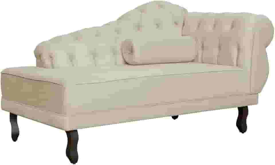 Divã Recamier Larissa Suede Lado Esquerdo - Diversas Cores - Ds Estofados