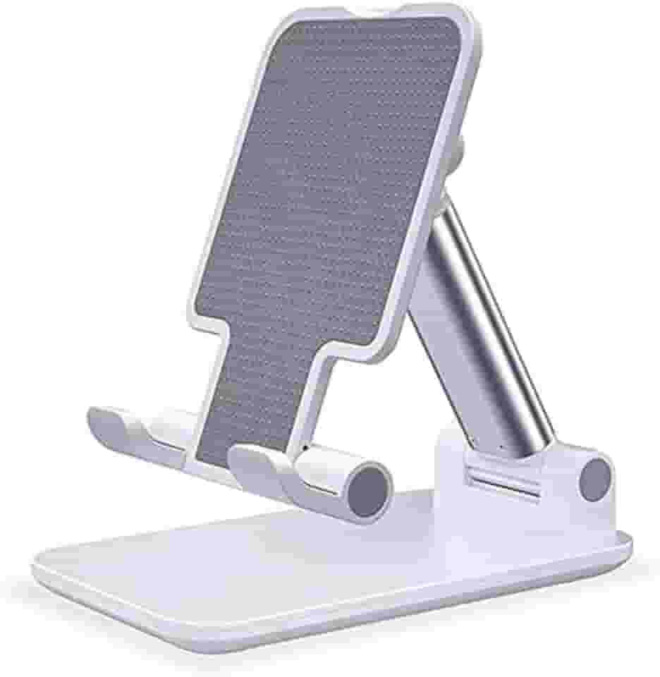 Suporte de Mesa para Celular Ajustável Articulado Tablet Smartphone (Branco)