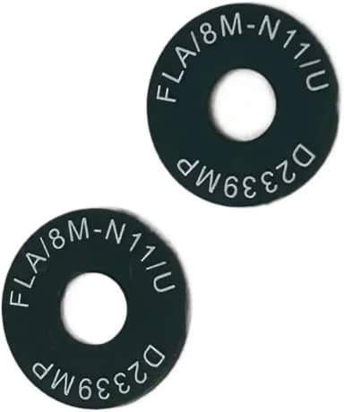 Lente de câmera traseira OEM compatível com Motorola Moto Edge 2024 XT2045 XT2405-1 2 peças/conjunto