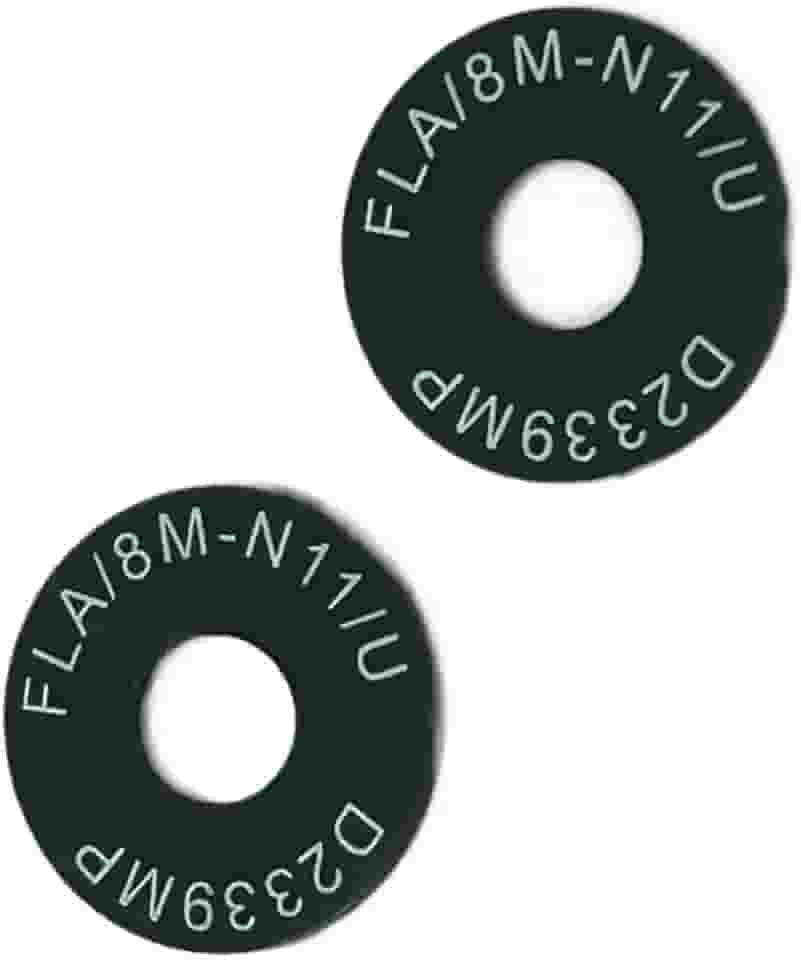 Lente de câmera traseira OEM compatível com Motorola Moto Edge 2024 XT2045 XT2405-1 2 peças/conjunto