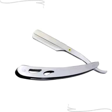 Navalhete Barbeiro Barba Barbear Profissional Aço Inox Resistente Excelente Qualidade