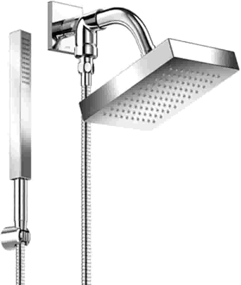 Docol Ducha Quadrada de Parede Cromada Heaven Q150 Com Chuveirinho