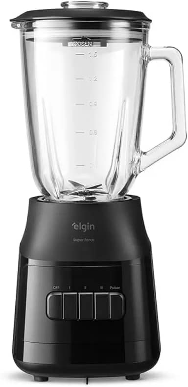 Liquidificador Super Force Elgin com Jarra de Vidro de 1,9L 900W 220V
