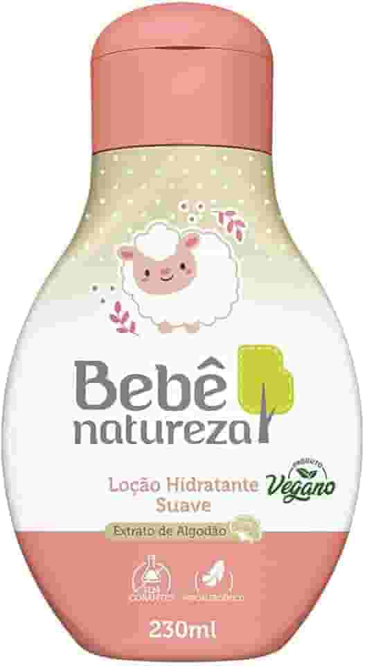 Bebê Natureza Loção Hidratante Suave Extrato de Algodão 230ml