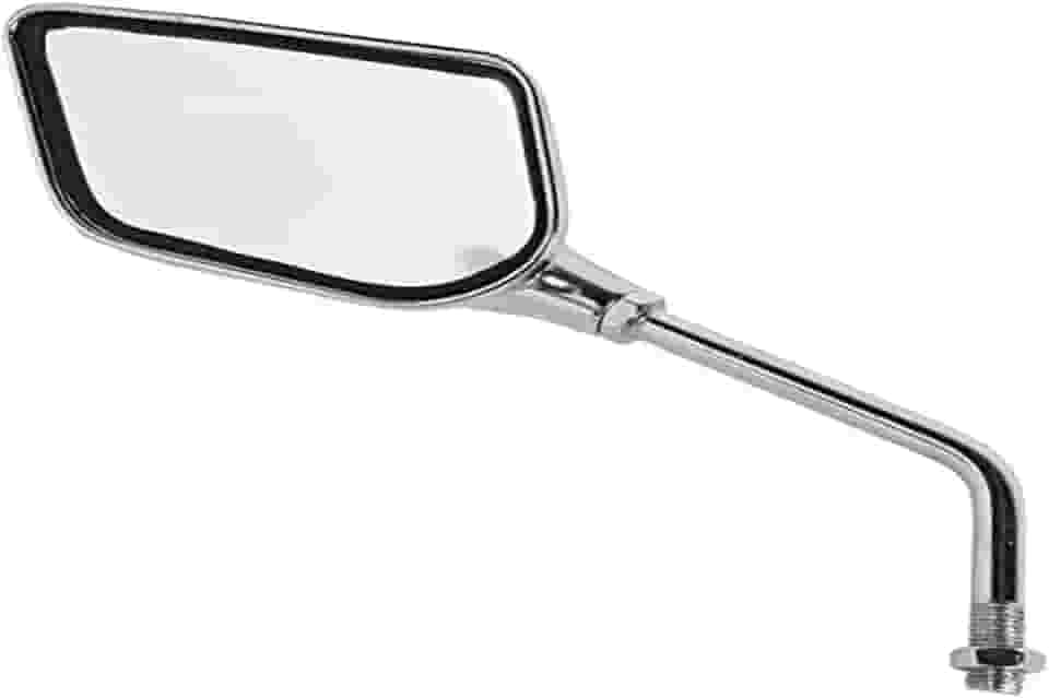 Espelho Retrovisor Esportivo Modelo Asa Lado Esquerdo Cr Cromado