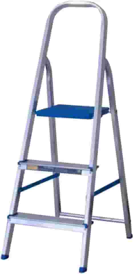 Escada Dobravel 3 Degraus em Aluminio Alumasa 120 kg de Capacidade