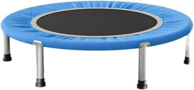 Cama Elástica com Aro de Reforço Suporta 200kg Jump Trampolim Mini Cama Elástica Fitness 1 metro