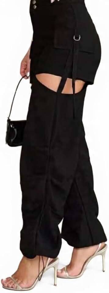 Calça cargo Pantalona feminina cintura alta drapeada tendência moda gringa alfaiataria chique nova jogger blogueia