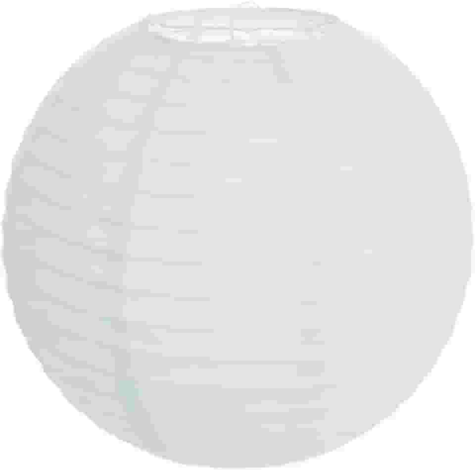 Lanterna Luminária de Papel Oriental Branca - 40cm