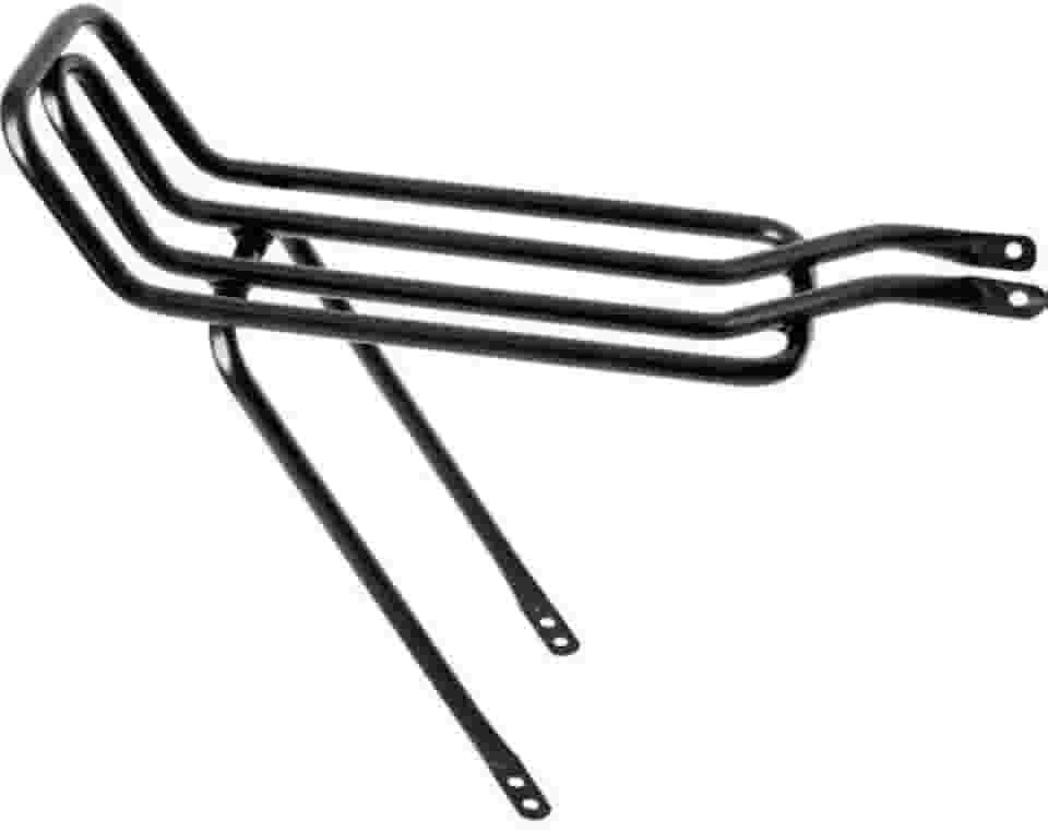 Bagageiro Garupa Articulado para Bicicleta, Compatível com Aro 20, 24 e 26, Preto