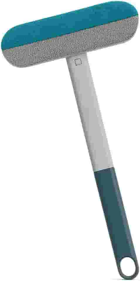 Escova Mágica 4 em 1 Multifuncional – Esfregão, Rodo Raspador e Removedor de Pelos para Janelas, Vidros, Tapetes e Estofados