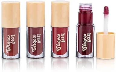 FENZZA Tint Cream Choco Fun, Tint Labial com Aroma de Chocolate, Batom, Gloss, com Pantenol e Vitamina E - Maquiagem (Camafeu)